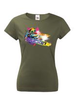 Dámské tričko s potiskem Rocket- ideální dárek pro fanoušky Marvel