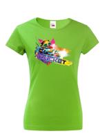 Dámské tričko s potiskem Rocket- ideální dárek pro fanoušky Marvel