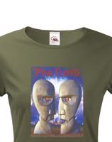 Dámské tričko s potiskem rockové kapely Pink Floyd - parádní tričko s kvalitním potiskem