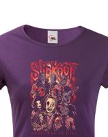 Dámské tričko s potiskem rockové kapely Slipknot - parádní tričko s kvalitním potiskem