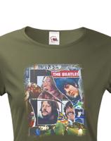 Dámské tričko s potiskem rockové kapely The Beatles 2 - parádní tričko s kvalitním potiskem