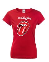 Dámské tričko s potiskem rockové kapely The Rolling Stones - parádní tričko s kvalitním potiskem