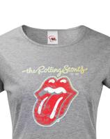 Dámské tričko s potiskem rockové kapely The Rolling Stones - parádní tričko s kvalitním potiskem