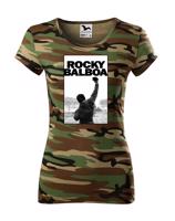 Dámské tričko s potiskem Rocky Balboa