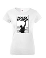 Dámské tričko s potiskem Rocky Balboa