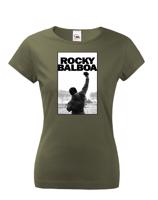 Dámské tričko s potiskem Rocky Balboa