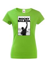 Dámské tričko s potiskem Rocky Balboa