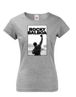 Dámské tričko s potiskem Rocky Balboa