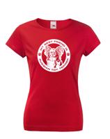 Dámské tričko s potiskem Ruského toy teriéra kulatý motív - skvělý dárek pro milovníky psů