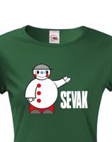 Dámské tričko s potiskem Sevak - retro tričko