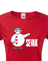 Dámské tričko s potiskem Sevak - retro tričko