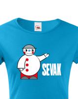 Dámské tričko s potiskem Sevak - retro tričko