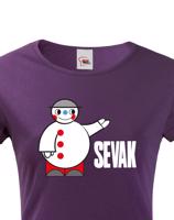 Dámské tričko s potiskem Sevak - retro tričko
