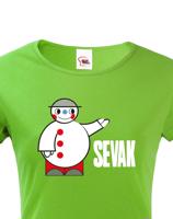 Dámské tričko s potiskem Sevak - retro tričko