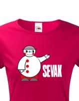 Dámské tričko s potiskem Sevak - retro tričko