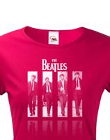 Dámské tričko s potiskem slavné kapely The Beatles - parádní tričko s kvalitním potiskem