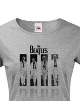 Dámské tričko s potiskem slavné kapely The Beatles - parádní tričko s kvalitním potiskem