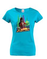 Dámské tričko s potiskem Star-Lord DJ - ideální dárek pro fanoušky Marvel