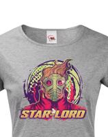 Dámské tričko s potiskem Star Lord - ideální dárek pro fanoušky Marvel
