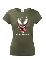 Dámské tričko s potiskem Venom od Marvel - ideální dárek pro fanoušky