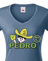 Dámské tričko s potlačou Pedro - retro tričko