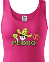 Dámské tričko s potlačou Pedro - retro tričko