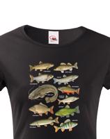 Dámské tričko s rybami