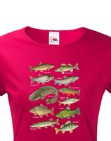 Dámské tričko s rybami