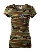 Dámské tričko s úžasným potiskem papouška - skvělý dárek na narozeniny