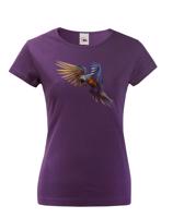 Dámské tričko s úžasným potiskem papouška - skvělý dárek na narozeniny