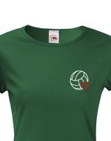 Dámské tričko s Volejbalovým motivem