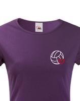 Dámské tričko s Volejbalovým motivem