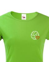 Dámské tričko s Volejbalovým motivem