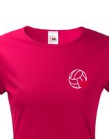 Dámské tričko s Volejbalovým motivem