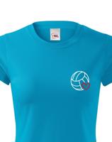 Dámské tričko s Volejbalovým motivem