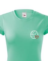 Dámské tričko s Volejbalovým motivem