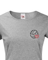 Dámské tričko s Volejbalovým motivem