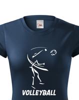 Dámské tričko s Volejbalovým motivem