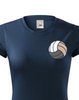 Dámské tričko s Volejbalovým motivem