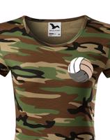 Dámské tričko s Volejbalovým motivem