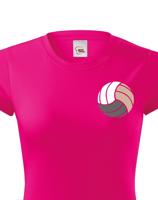 Dámské tričko s Volejbalovým motivem