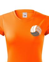 Dámské tričko s Volejbalovým motivem