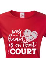 Dámské tričko s Volejbalovým motivem