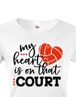 Dámské tričko s Volejbalovým motivem