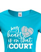 Dámské tričko s Volejbalovým motivem