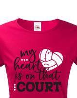 Dámské tričko s Volejbalovým motivem