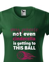 Dámské tričko s Volejbalovým motivem