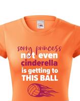 Dámské tričko s Volejbalovým motivem