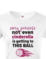 Dámské tričko s Volejbalovým motivem