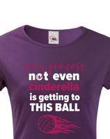 Dámské tričko s Volejbalovým motivem